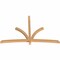 Ekena Millwork Davenport Timber Gable Bracket, Western Red Cedar, 96"W x 64"H x 3 1/2"D x 3 1/2"F, 16/12 Pitch GBW096X64X0404DAV00SWR - alternate 2